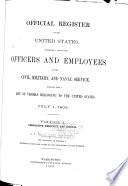 Official Register of the United States