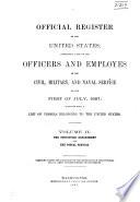 Official Register of the United States