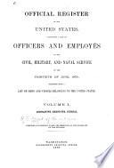 Official Register of the United States