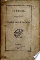 Ofrenda al ... General J. T. Monagas. [Six poems, edited by J. M. Salazar.]