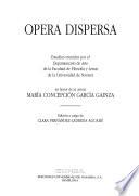 Opera dispersa