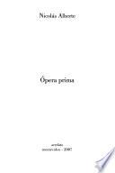 Ópera prima
