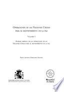 Operaciones de las Naciones Unidas para el mantenimiento de la paz