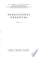 Operaciones urgentes