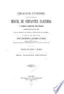 Oración fúnebre que en las honras de Miguel de Cervantes Saavedra y demás ingenios españoles