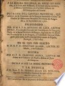 Oración gratulatoria a ... María Santíssima en el primer instante de su Concepción en Gracia ...