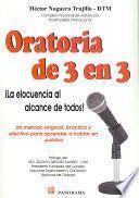 Oratoria de 3 en 3