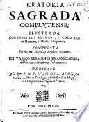 Oratoria sagrada complutense