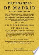 ORDENANZAS DE MADRID