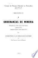 Ordenanzas de minería otorgadas por el rey Carlos III de España