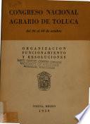 Organización, funcionamiento y resoluciones