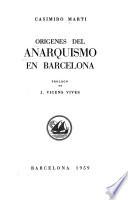 Orígenes del anarquismo en Barcelona