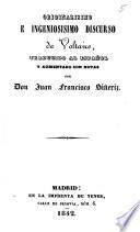 Originalisimo e ingeniosisimo discurso de Voltaire