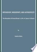 Orthodoxy, Modernity, and Authenticity