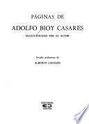 Páginas de Adolfo Bioy Casares