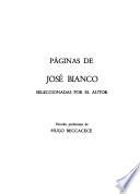 Páginas de José Bianco