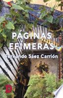 Libro Páginas efímeras