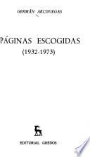 Páginas escogidas (1932-1973)
