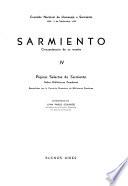 Páginas selectas de Sarmiento sobre bibliotecas populares, recopiladas por la Comisión protectora de bibliotecas populares