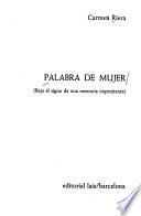 Palabra de mujer