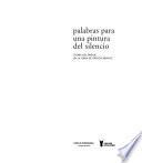 Palabras para una pintura del silencio