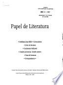 Papel de literatura