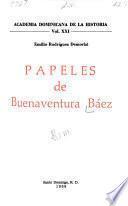Papeles de Buenaventura Báez