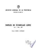 Papeles de Estanislao López