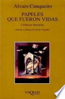 Libro Papeles que fueron vidas