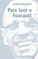 Para leer a Foucault