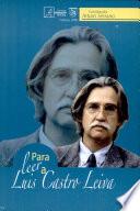 Para leer a Luis Castro Leiva