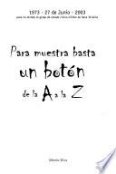 Para muestra basta un botón de la A a la Z