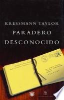 Paradero desconocido