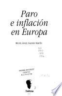 Paro e inflación en Europa