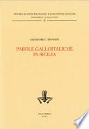 Parole galloitaliche in Sicilia