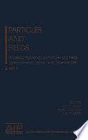 Particles and Fields