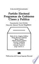Partido electoral, programas de gobierno, clases y política