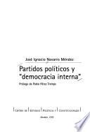 Partidos políticos y democracia interna