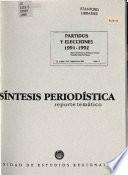 Partidos y elecciones, 1991-1992