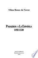 Pasajeros a La Española, 1492-1530