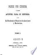 Paseos por Cordoba, o sean apuntes para su historia