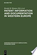 Patent information and documentation in Western Europe