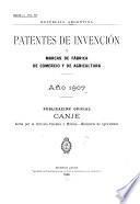 Patentes de invención concedidas, denegadas, desistidas y transferidas