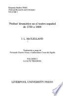 Pathos dramático en el teatro español de 1750 a 1808