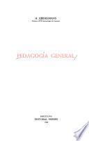 Pedagogía general