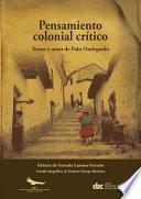 Pensamiento colonial crítico
