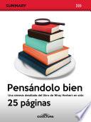 Pensándolo bien