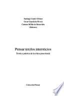 Pensar (en) los intersticios