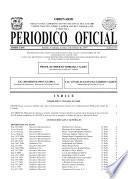 Periódico oficial del gobierno constitucional del estado independiente, libre y soberano de Coahuila de Zaragoza