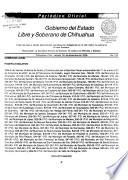 Periódico oficial del gobierno del estado